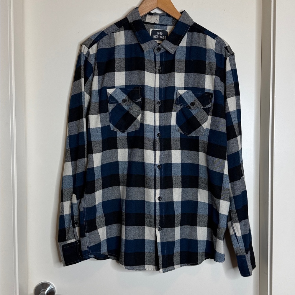 Heritage Blue Plaid Button Up